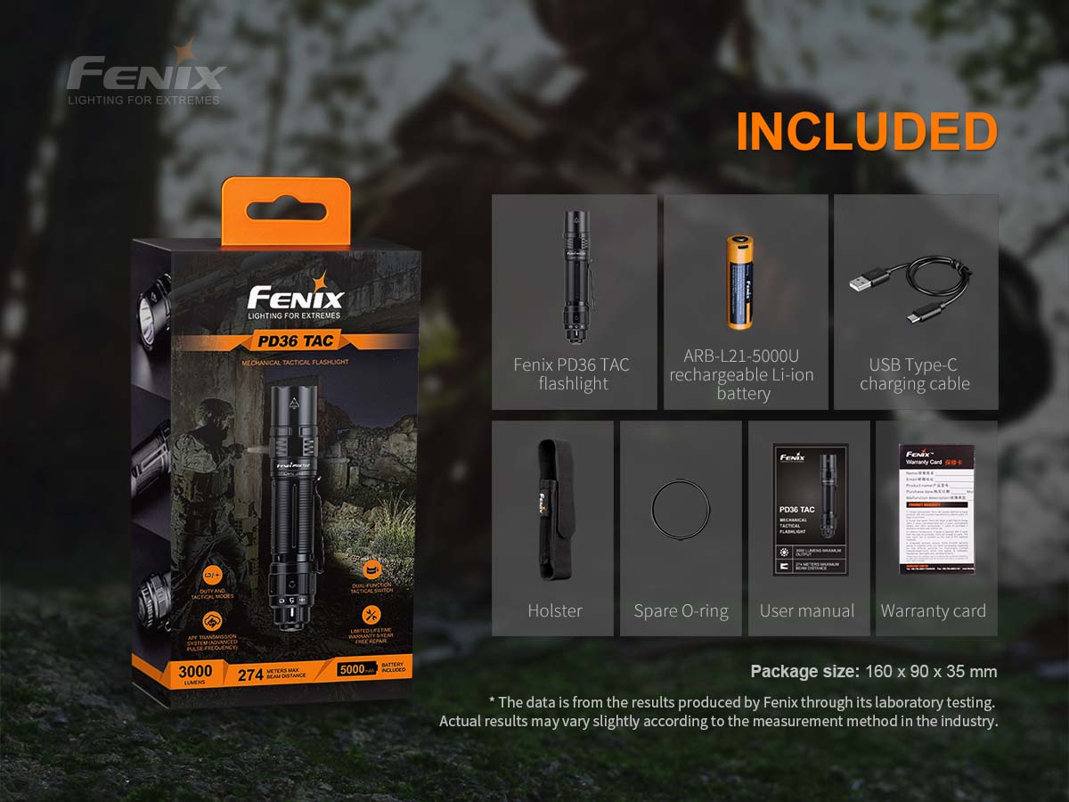 Ліхтар Fenix PD36 TAC Фото 3